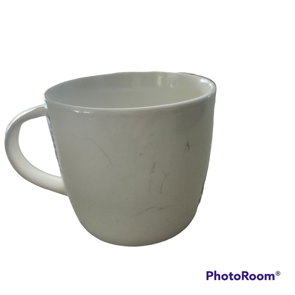 Starbucks Wide Mouth Mermaid Siren Logo White Mug 16.9 oz - Picture 4 of 5